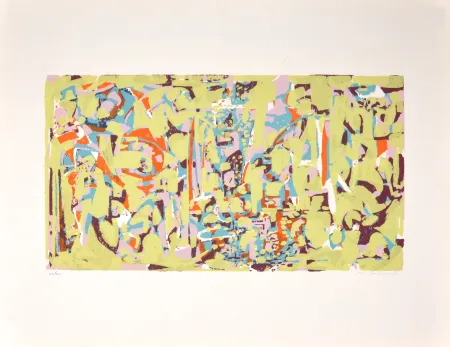 Serigrafia Raymond - Composition, 1954 - Hand-signed