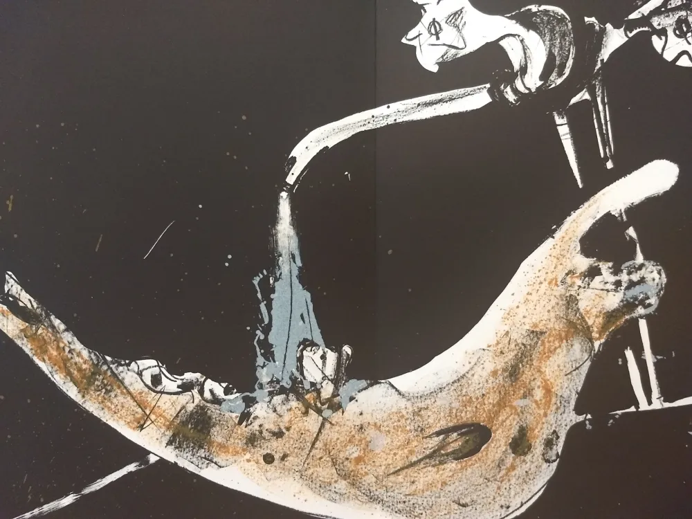 Libro Illustrato Rebeyrolle - Edition Tete DLM 219