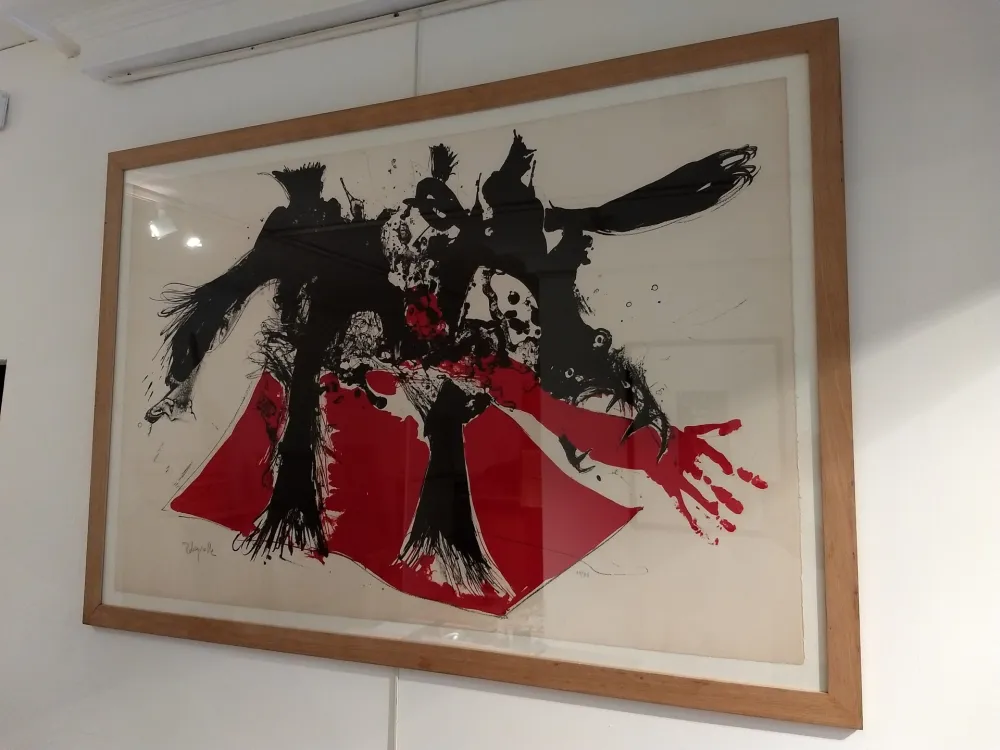 Litografia Rebeyrolle - Monstre