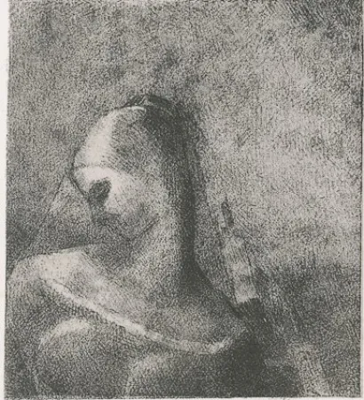 Litografia Redon - Helene (Ennoia)
