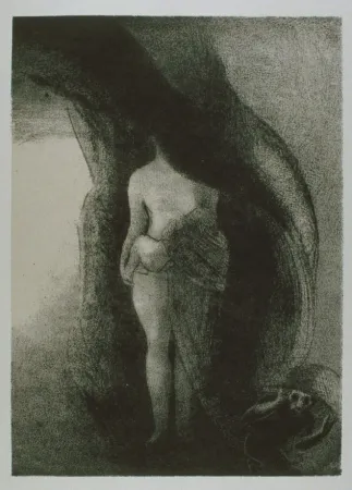 Litografia Redon - Je suis toujours la grande Isis! Nul n'a encore soulevé mon voile! Mon fruit est le soleil!