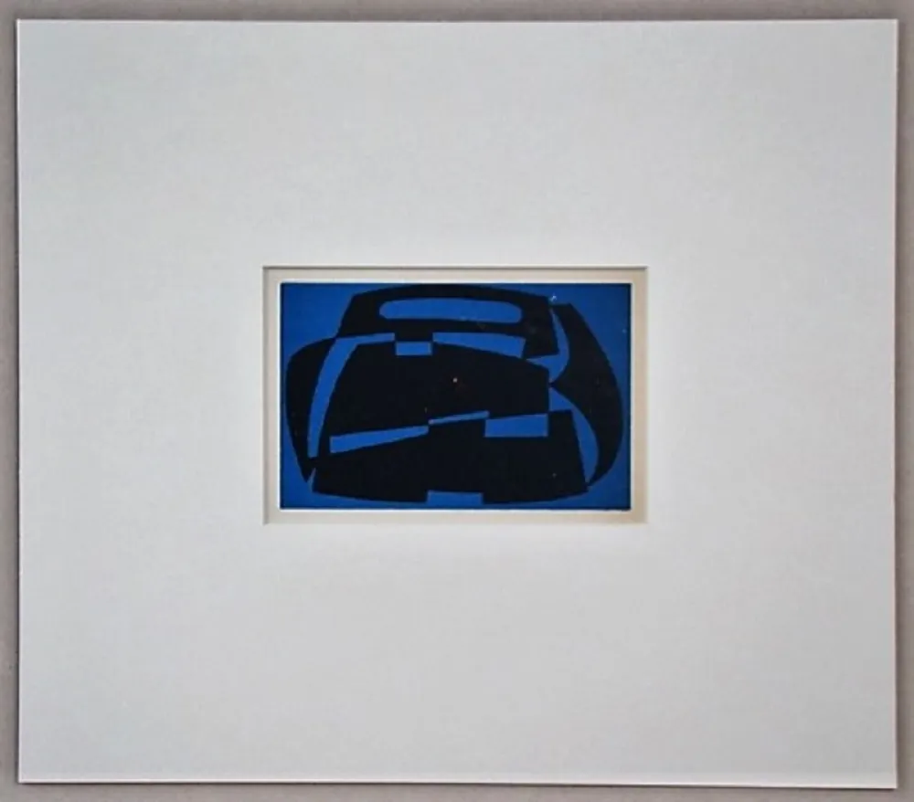 Incisione Su Legno Reggiani - Composizione non figurativo