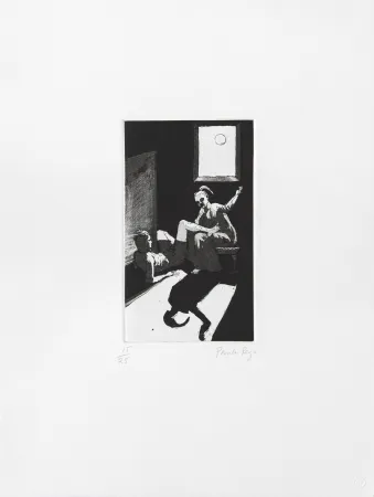 Incisione Rego - Sewing on the Shadow I