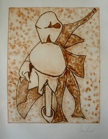 Acquaforte E Acquatinta Reinhoud - Composition