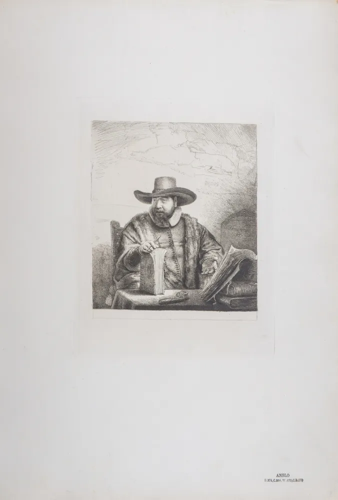 Rotocalcografia Rembrandt - Anslo