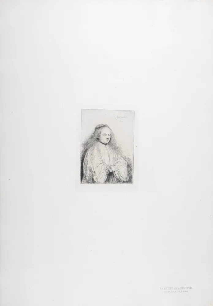 Rotocalcografia Rembrandt - La petite mariée juive