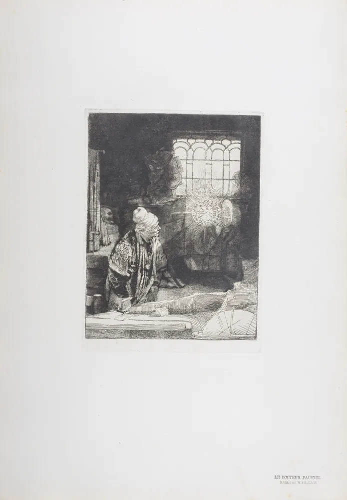 Rotocalcografia Rembrandt - Le Docteur Faustus