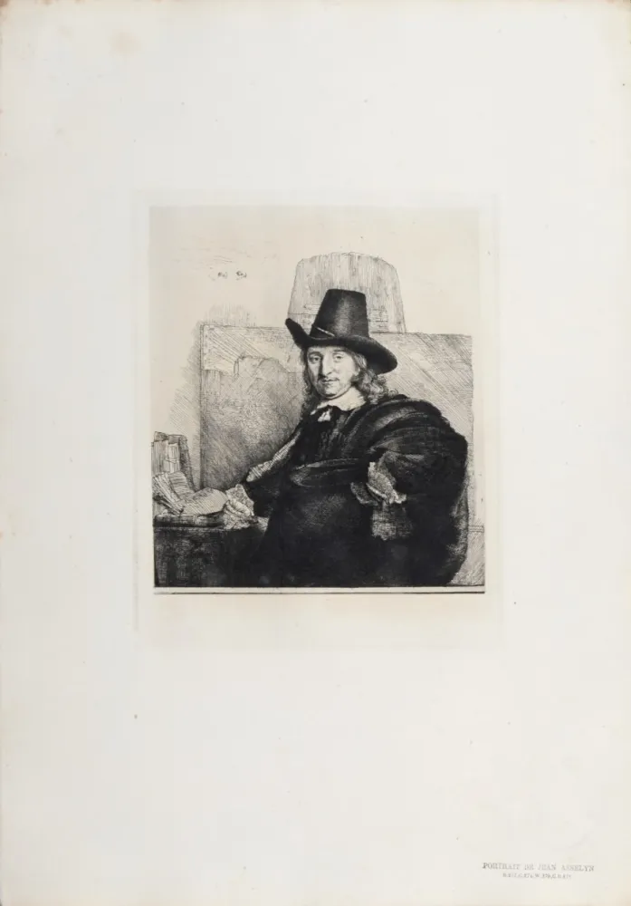 Rotocalcografia Rembrandt - Portrait de Jean Asselyn