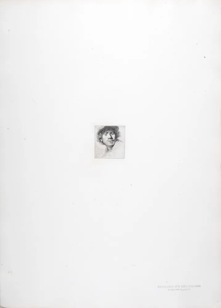 Rotocalcografia Rembrandt - Rembrandt aux yeux hagards