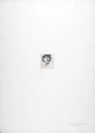 Rotocalcografia Rembrandt - Rembrandt aux yeux hagards