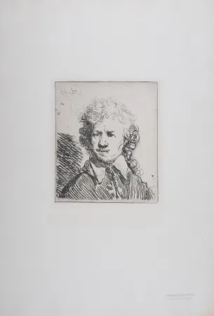 Rotocalcografia Rembrandt - Rembrandt en buste