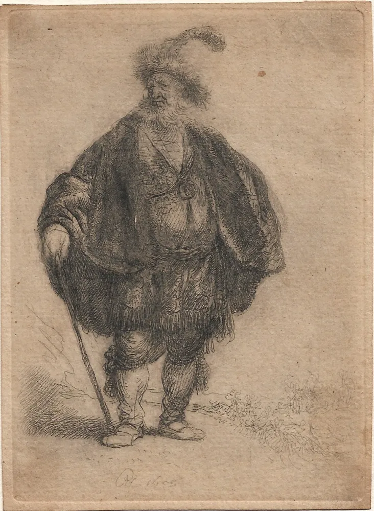 Incisione Rembrandt - The Persian