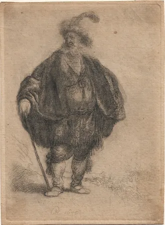 Incisione Rembrandt - The Persian