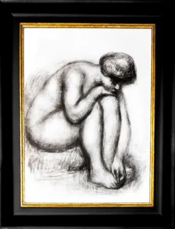Litografia Renoir - Baigneuse se séchant