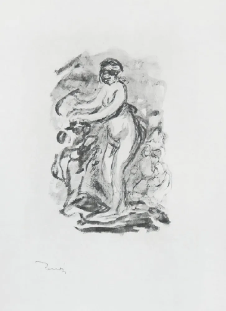 Non Tecnico Renoir - Femme au cep de vigne, I Variante (Woman by the Grapevine, First Variant)