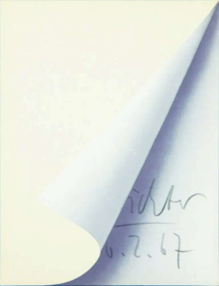 Litografia Richter - Blattecke (Cantz 11)