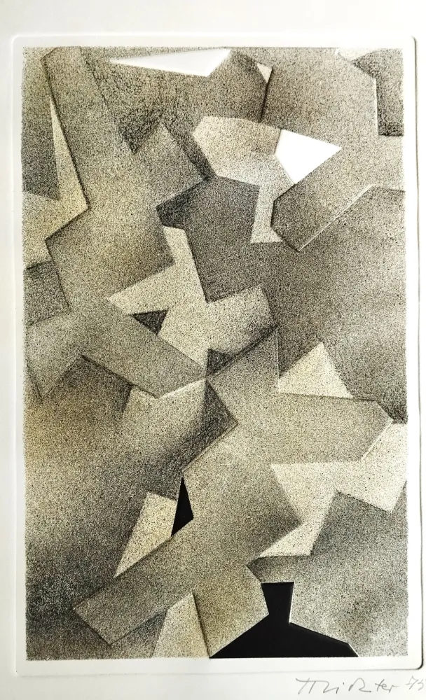 Acquaforte E Acquatinta Richter - Senza titolo