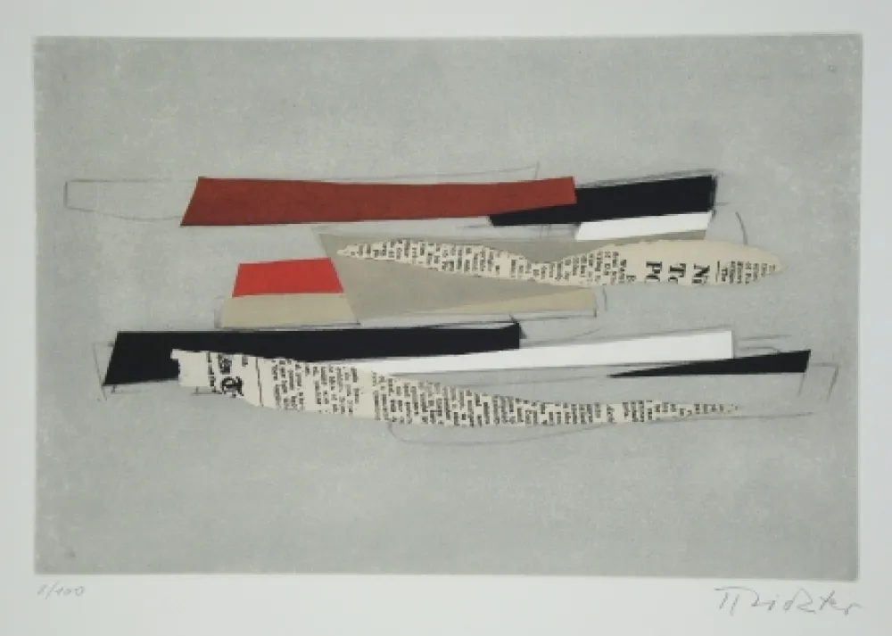 Acquaforte E Acquatinta Richter - Sur une jambe