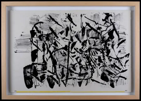 Litografia Riopelle - 1 Cent Life, 1964 - Hand-signed & framed