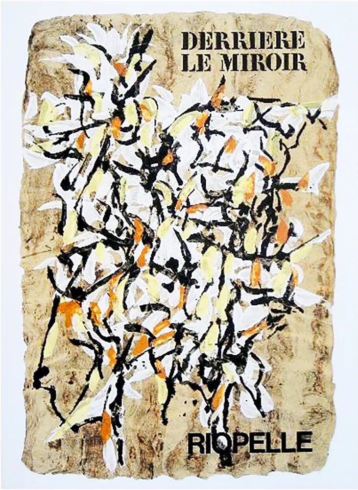 Libro Illustrato Riopelle - Derrière le Miroir n° 160. RIOPELLE. 9 LITHOGRAPHIES ORIGINALES. juin 1966.