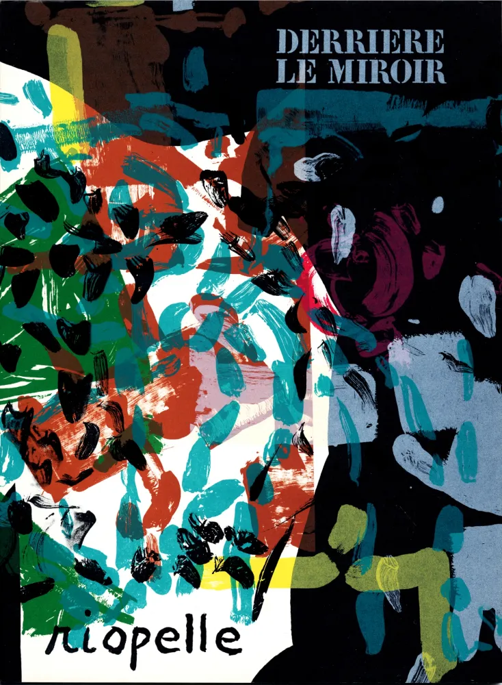 Libro Illustrato Riopelle - Derrière le Miroir n° 171. RIOPELLE. 10 LITHOGRAPHIES ORIGINALES. Avril 1968.
