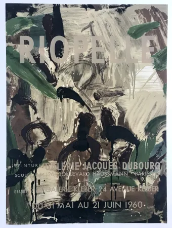 Manifesti Riopelle - Galeries Jacques Dubourg & Kléber