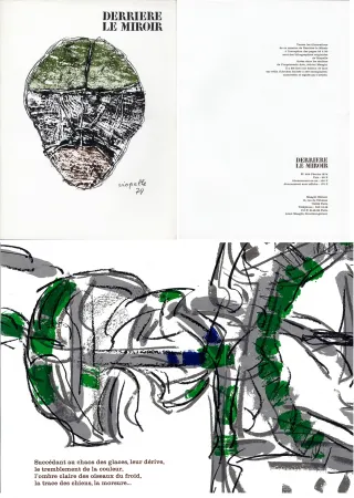 Libro Illustrato Riopelle - RIOPELLE - ROI DE THULÉ. Derrière le Miroir n° 208. 12 LITHOGRAPHIES ORIGINALES (1974).