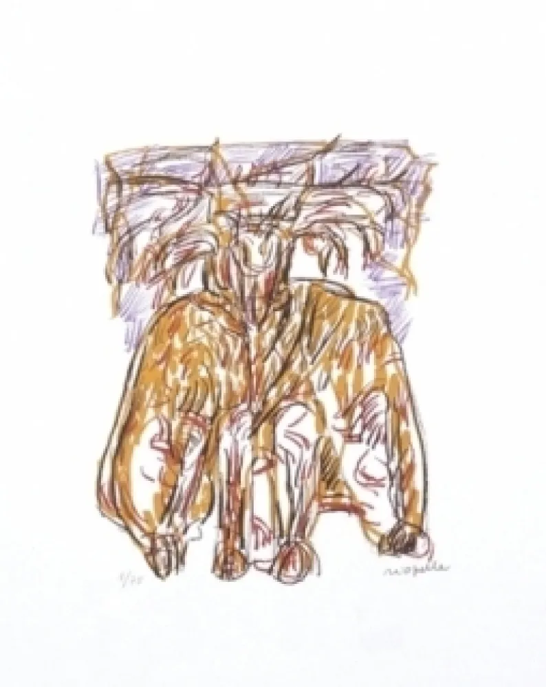 Litografia Riopelle - Sans titre