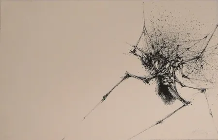 Serigrafia Rivera - Diálogo Entre Manuel Rivera y los Tres Adefesios. 