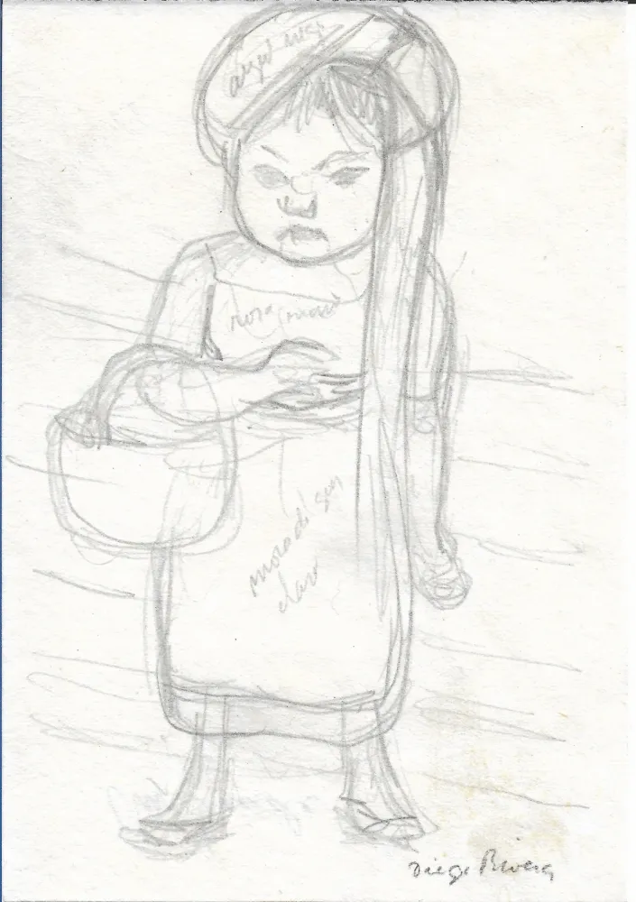 Non Tecnico Rivera - Niña con cesta / Girl with Basket