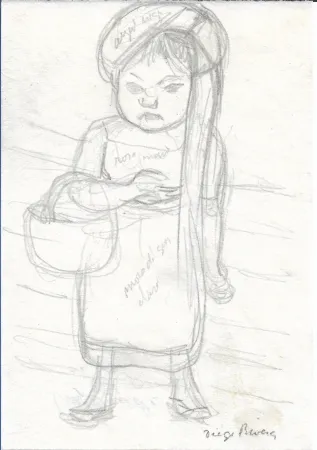 Non Tecnico Rivera - Niña con cesta / Girl with Basket
