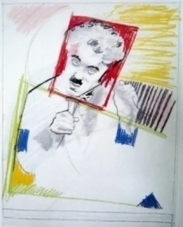 Serigrafia Rivers - Early Chaplin