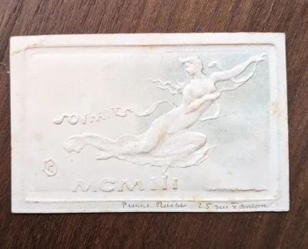 Non Tecnico Roche - Souhaits (greeting card for new year, 1903)