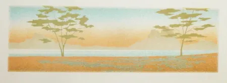 Litografia Rodrigo - A caballo