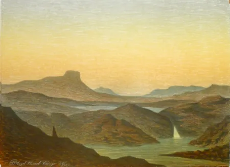 Litografia Rodrigo - E come la mia faccia si distese