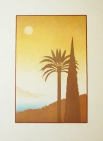 Litografia Rodrigo - Majnun wa layla