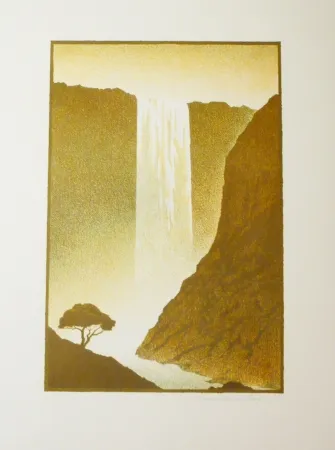 Litografia Rodrigo - Unicamente se oye el silecio