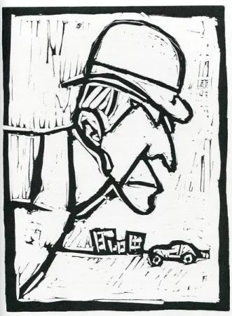 Linoincisione Rognoni - Senza titolo