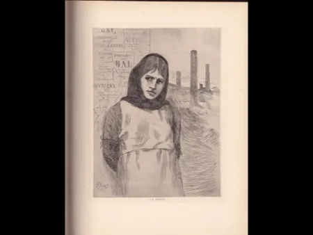 Incisione Rops - La grève / The Strike