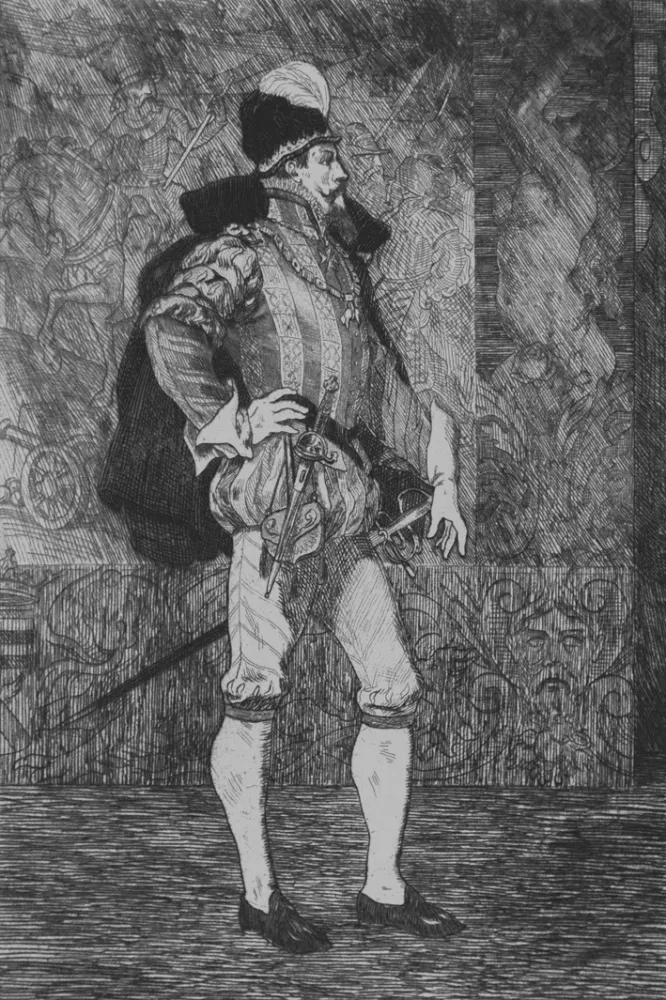 Acquaforte Rops - Le Sire de Lumey