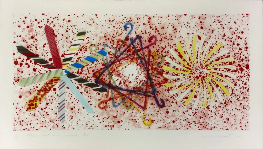 Acquaforte E Acquatinta Rosenquist - MORE POINTS ON A BACHELOR'S TIE