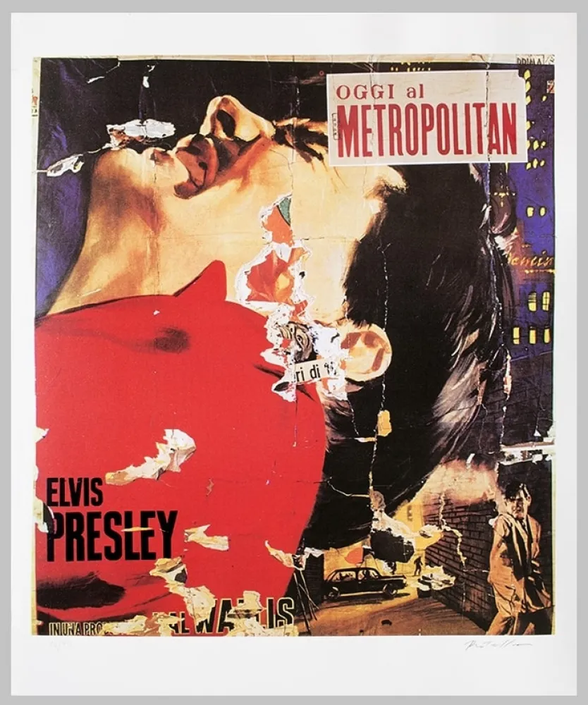 Serigrafia Rotella - Assalto nella notte