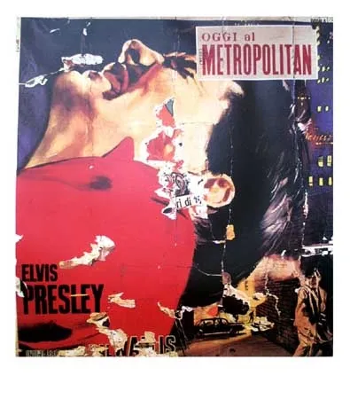 Serigrafia Rotella - Assalto nella notte