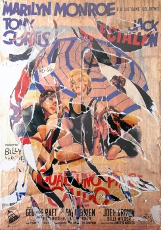 Serigrafia Rotella - Dame del Ritmo (Marilyn Monroe)