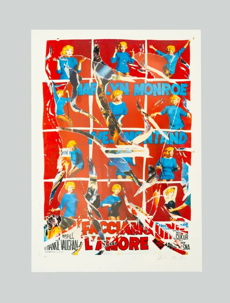 Serigrafia Rotella - Facciamo l'amore