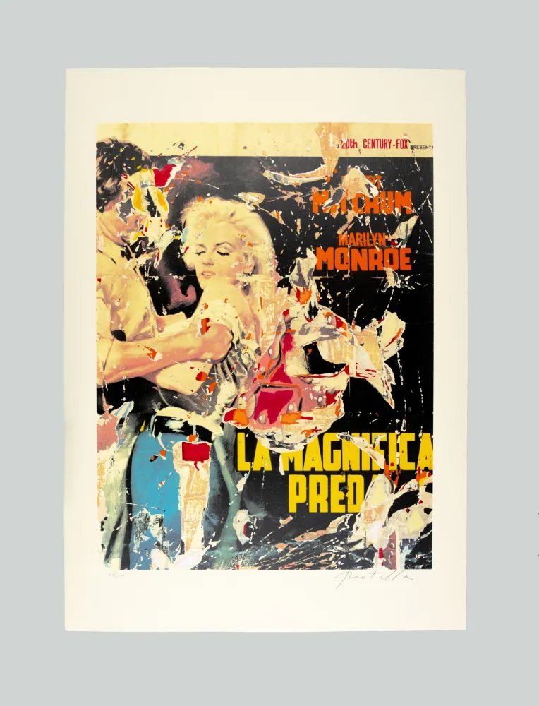 Serigrafia Rotella - La magnifica preda