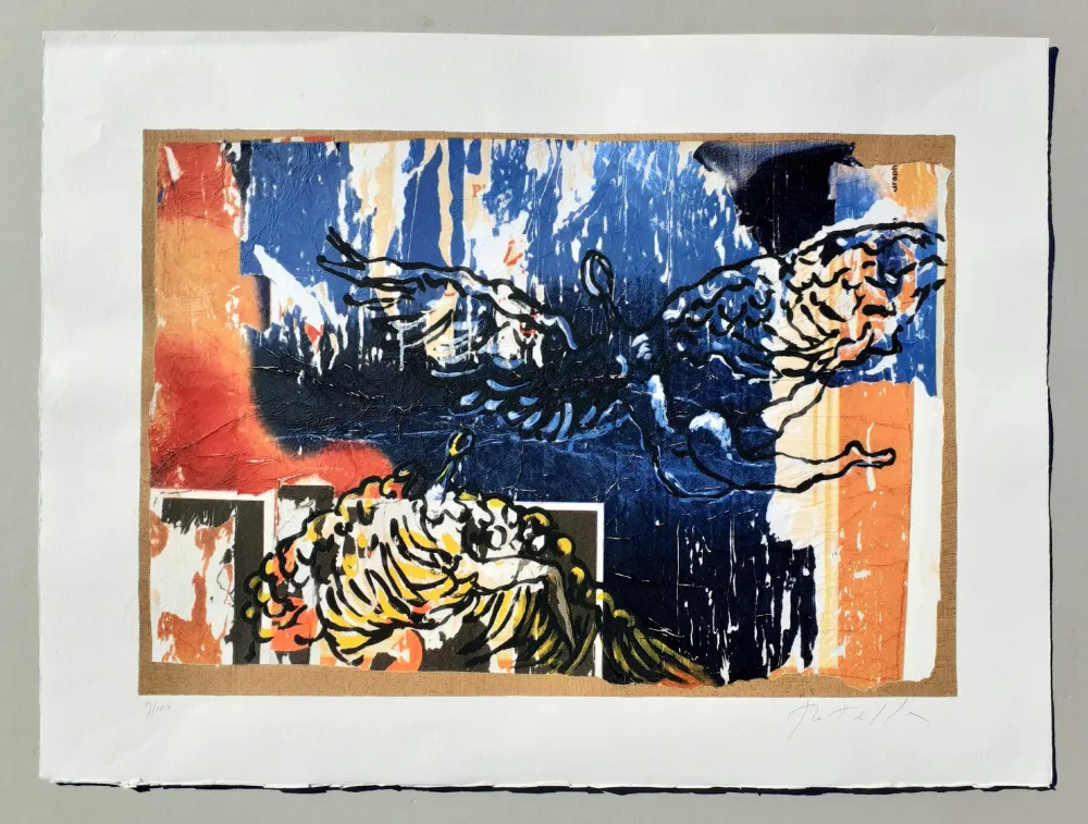 Serigrafia Rotella - L'angelo cattivo