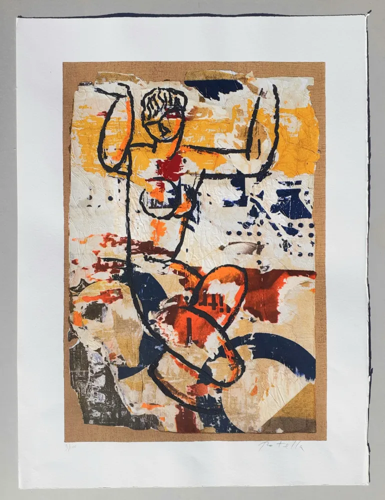 Serigrafia Rotella - Modigliani