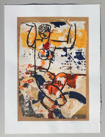 Serigrafia Rotella - Modigliani