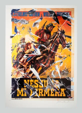 Serigrafia Rotella - Nessuno mi fermerà